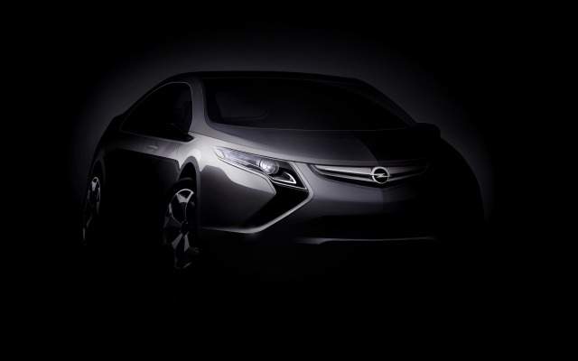 Opel Ampera 2012. Desktop wallpaper