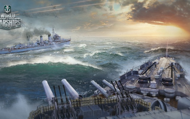 World of Warships. Desktop wallpaper