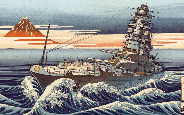 World of Warships. Desktop wallpaper