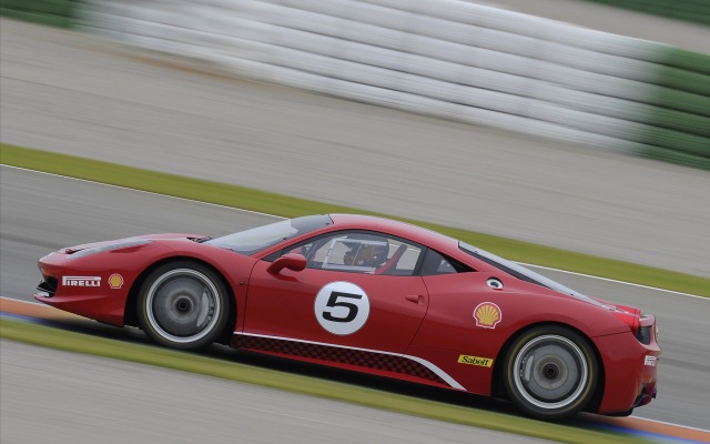 Ferrari 458 Challenge 2011. Desktop wallpaper