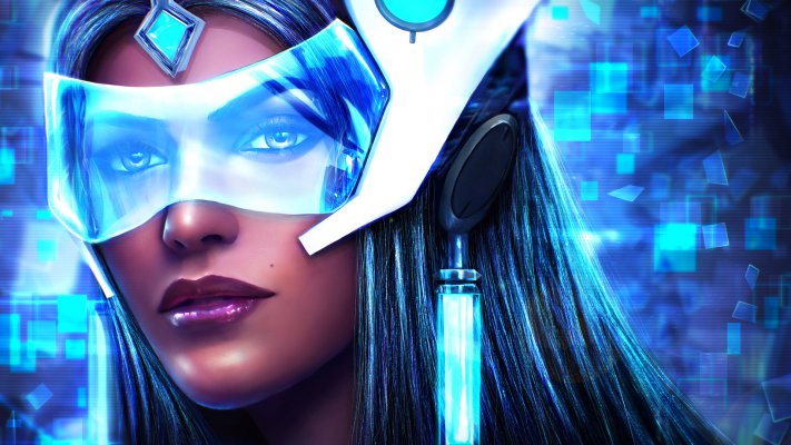 Symmetra. Desktop wallpaper