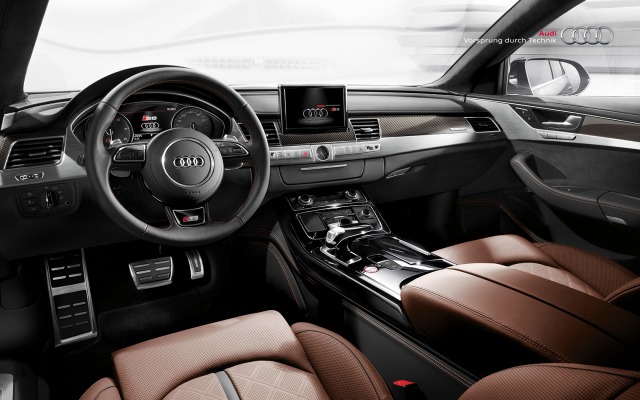 Audi S8 2014. Desktop wallpaper