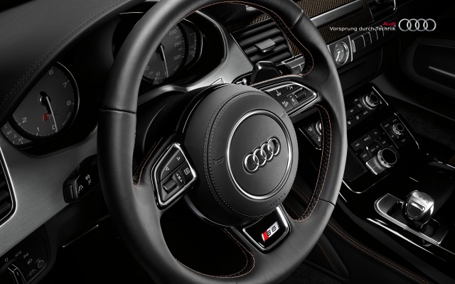 Audi S8 2014. Desktop wallpaper