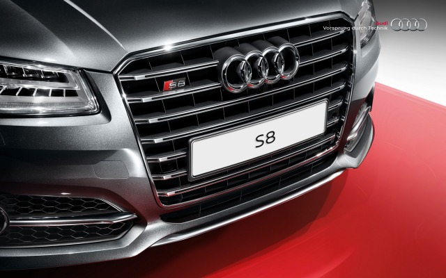 Audi S8 2014. Desktop wallpaper