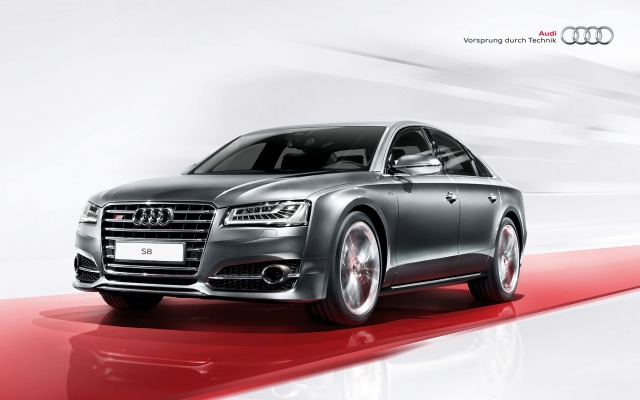 Audi S8 2014. Desktop wallpaper