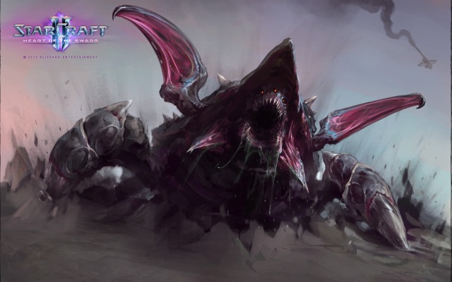 StarCraft 2: Heart of the Swarm. Desktop wallpaper