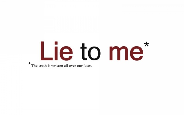 Lie to Me. Desktop wallpaper