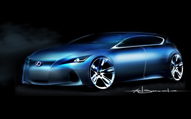 Lexus Premium Compact Concept. Desktop wallpaper