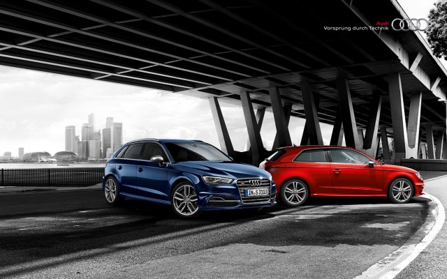 Audi S3 Sportback 2015. Desktop wallpaper
