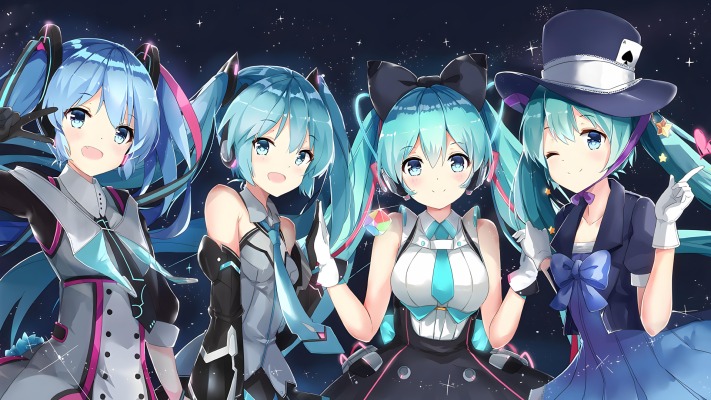 Hatsune Miku. Desktop wallpaper