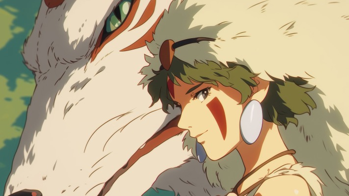 Princess Mononoke. Desktop wallpaper