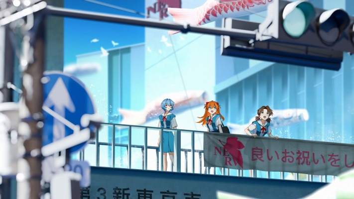 Neon Genesis Evangelion. Desktop wallpaper