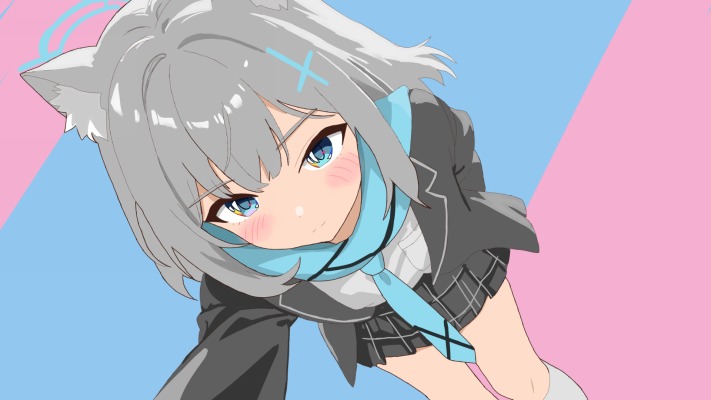 Sunaookami Shiroko. Desktop wallpaper