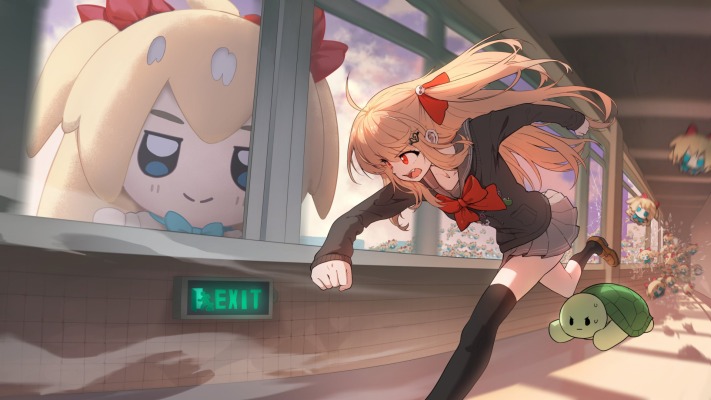 Neuro Sama. Desktop wallpaper