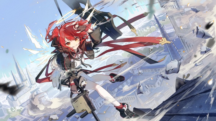 Exusiai. Desktop wallpaper