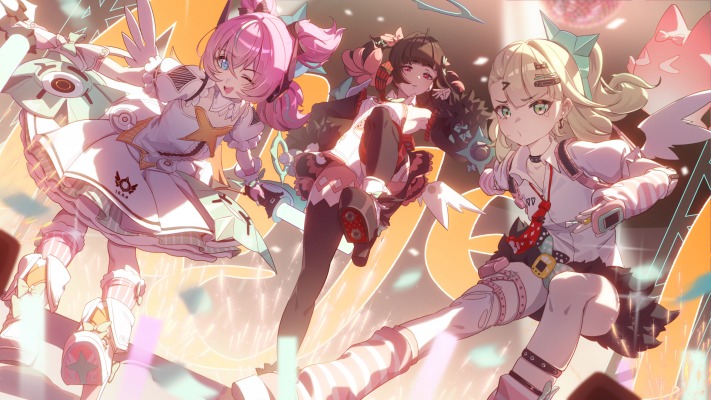 Aria, Nangong Yu & Sunna. Desktop wallpaper