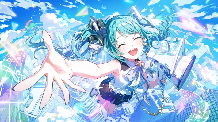 Hatsune Miku. Desktop wallpaper