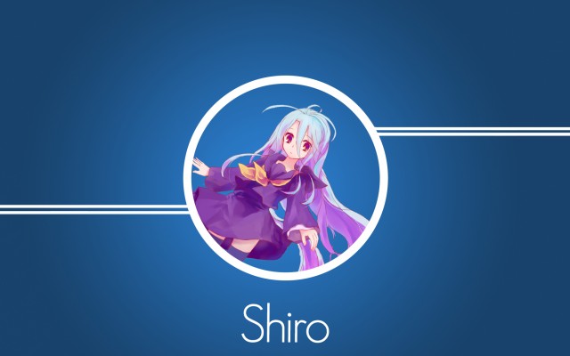 Shiro. Desktop wallpaper