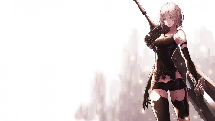 Nier: Automata. Desktop wallpaper