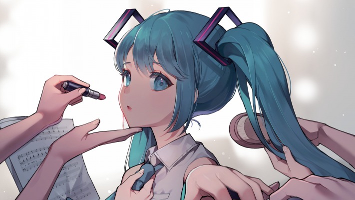 Hatsune Miku. Desktop wallpaper