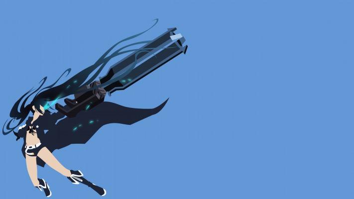 Black Rock Shooter. Desktop wallpaper