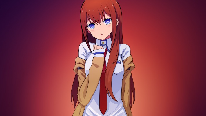 Kurisu Makise. Desktop wallpaper