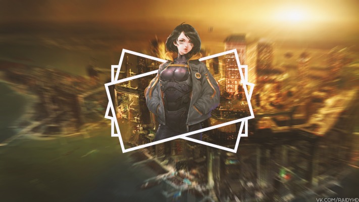 Alita: Battle Angel. Desktop wallpaper