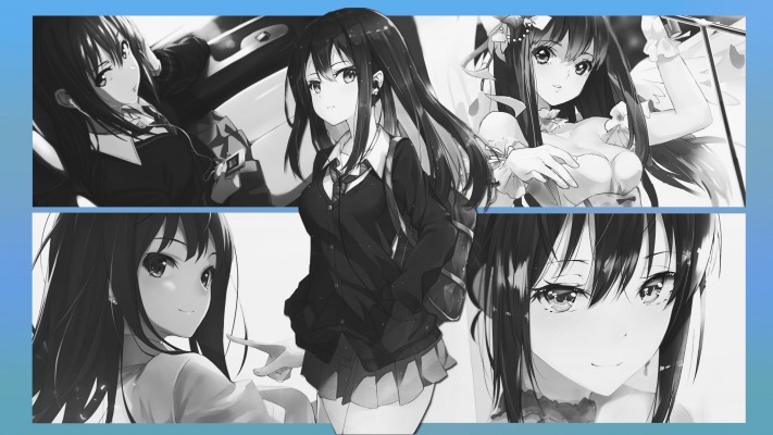 Rin Shibuya. Desktop wallpaper