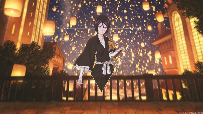 Kuchiki Rukia. Desktop wallpaper