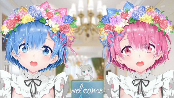 Ram & Rem. Desktop wallpaper