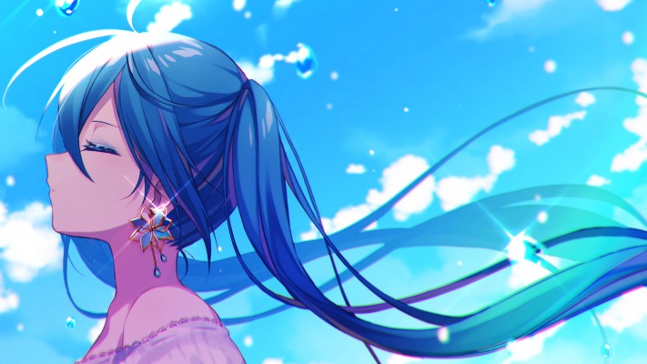 Hatsune Miku. Desktop wallpaper