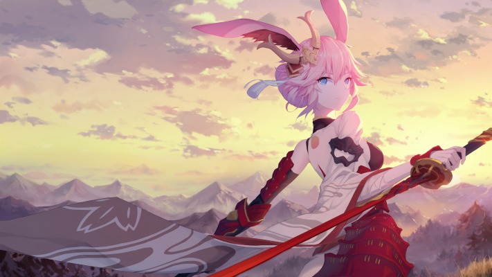 Yae Sakura. Desktop wallpaper