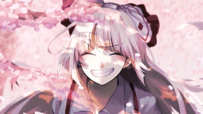 Fujiwara no Mokou. Desktop wallpaper