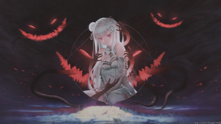 Emilia. Desktop wallpaper