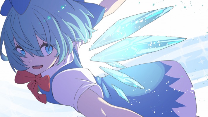 Cirno. Desktop wallpaper