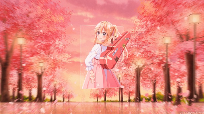 Kaori Miyazono. Desktop wallpaper