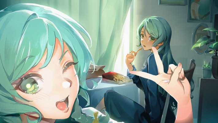 Hina Hikawa & Sayo Hikawa. Desktop wallpaper