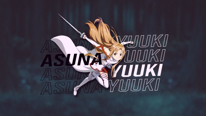 Yuuki Asuna. Desktop wallpaper