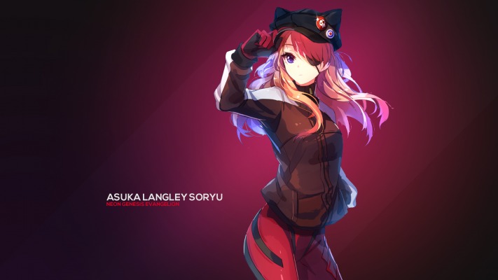 Asuka Langley. Desktop wallpaper