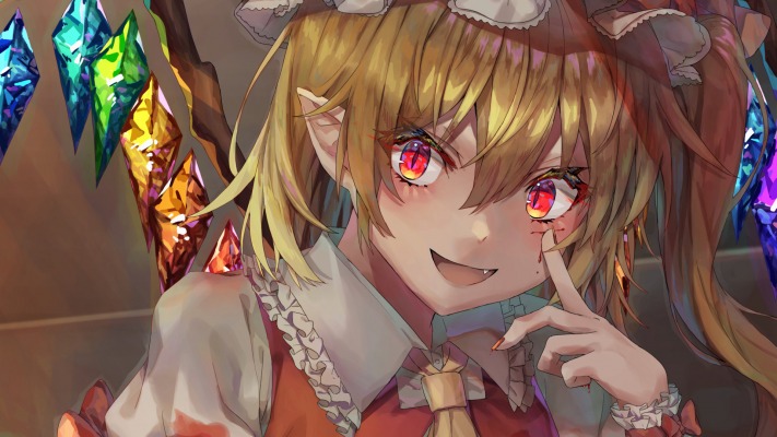 Flandre Scarlet. Desktop wallpaper