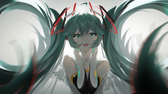 Hatsune Miku. Desktop wallpaper