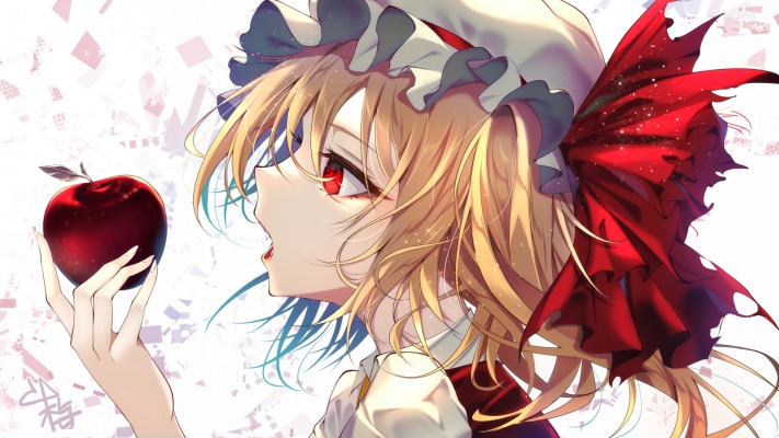 Flandre Scarlet. Desktop wallpaper