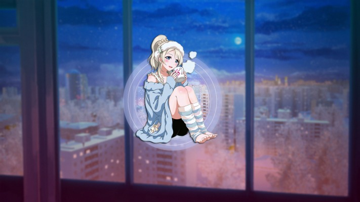 Eli Ayase. Desktop wallpaper