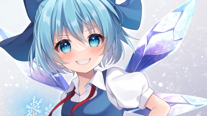 Cirno. Desktop wallpaper