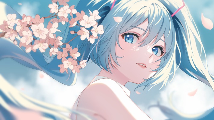 Hatsune Miku. Desktop wallpaper
