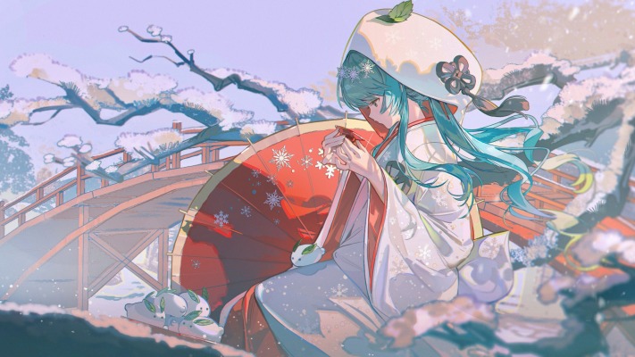 Hatsune Miku. Desktop wallpaper