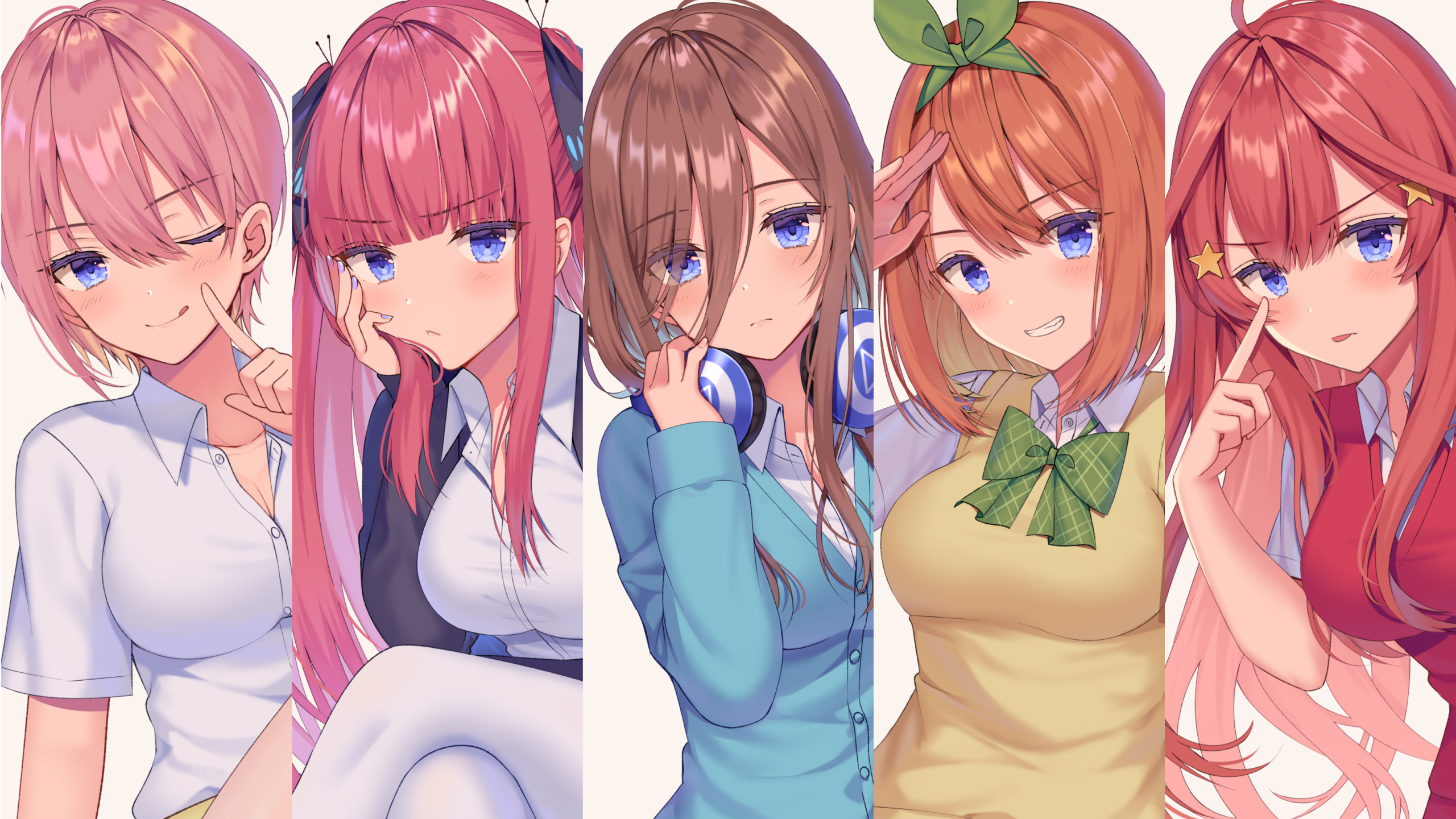 The Quintessential Quintuplets Desktop Wallpaper 2560x1440 The Quintessential Quintuplets Desktop Wallpaper 2560x1440