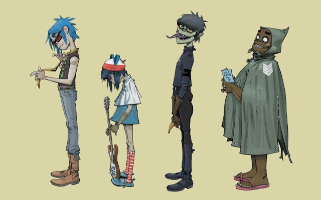 Gorillaz. Desktop wallpaper