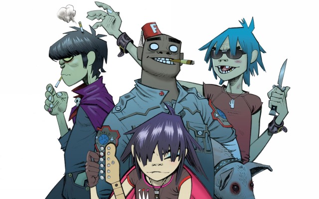 Gorillaz. Desktop wallpaper