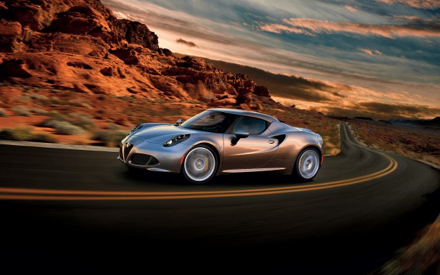 Alfa Romeo 4C 2015. Desktop wallpaper